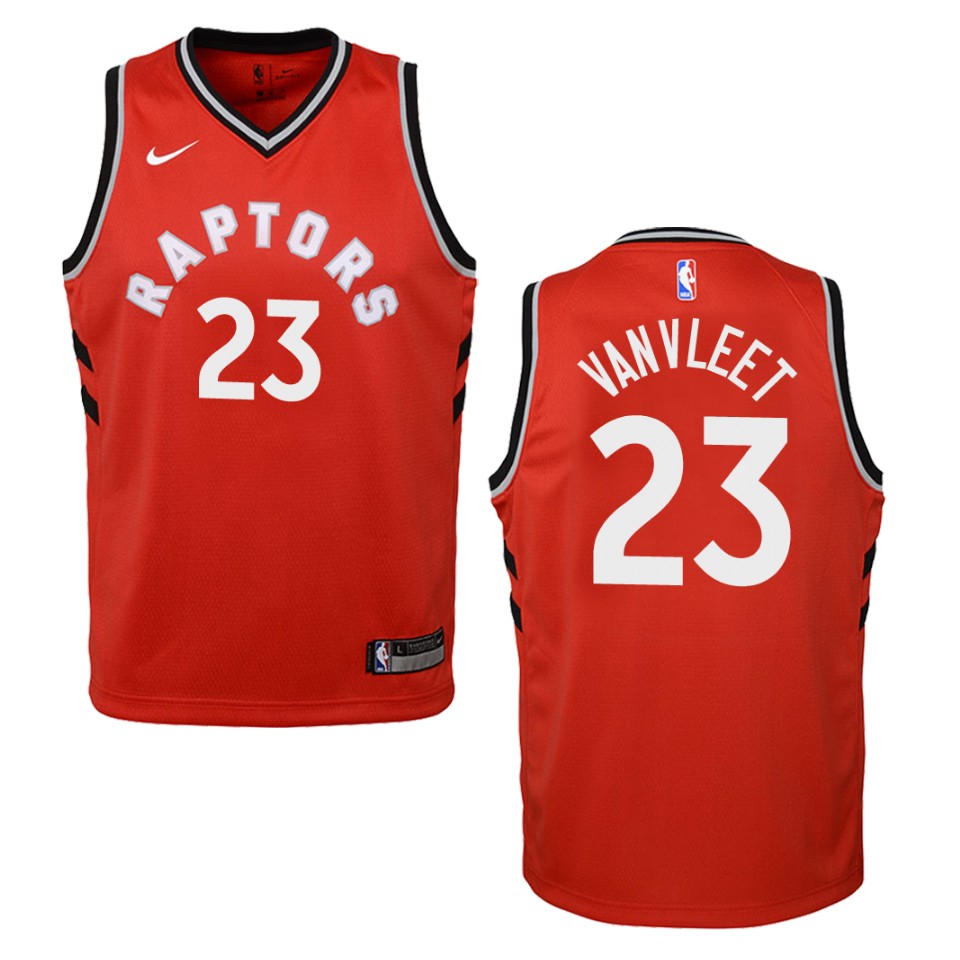 Youth Toronto Raptors #23 Fred Vanvleet Icon Swingman Basketball Jersey - Red