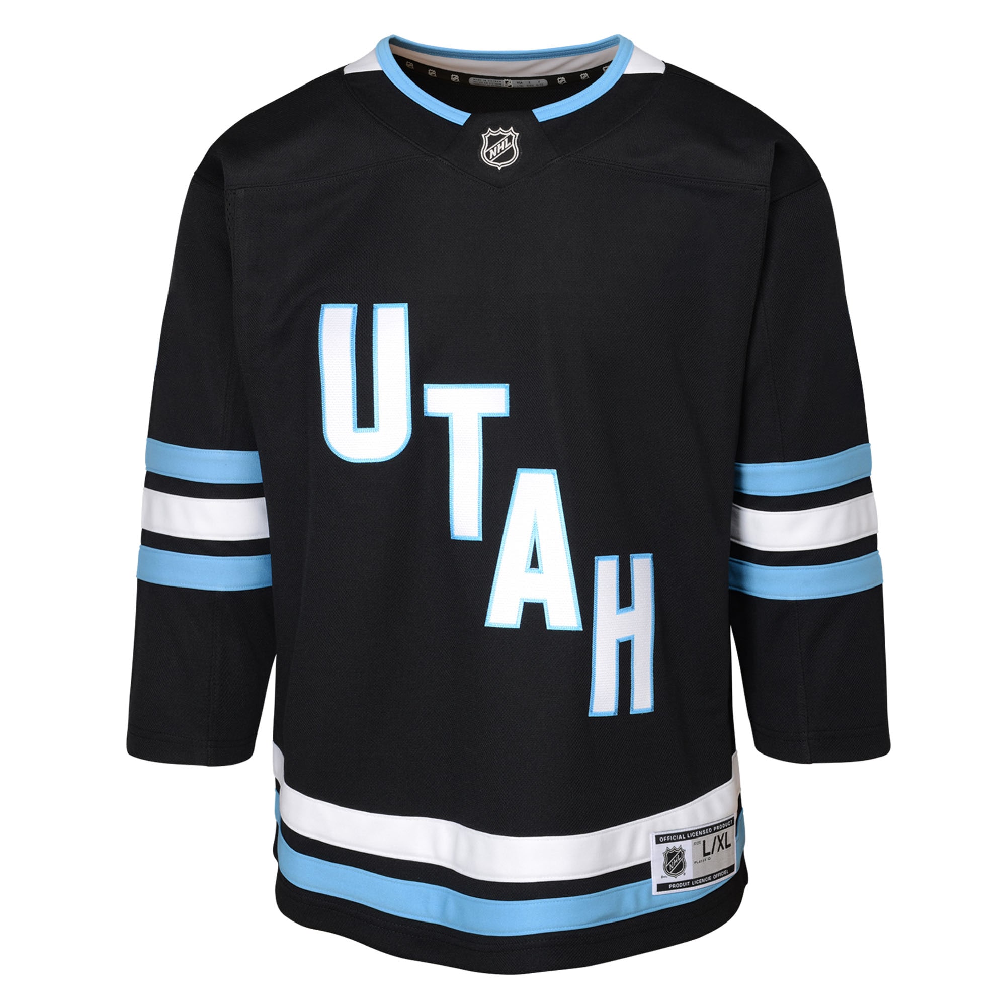 Alternative view of Youth Utah Hockey Club Black Home Premier Jersey - JS289 