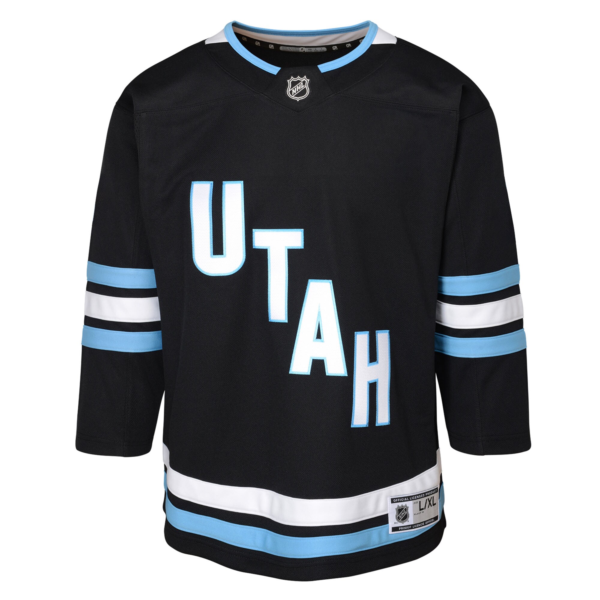 Alternative view of Youth Utah Hockey Club Black Home Premier Jersey - JS833 