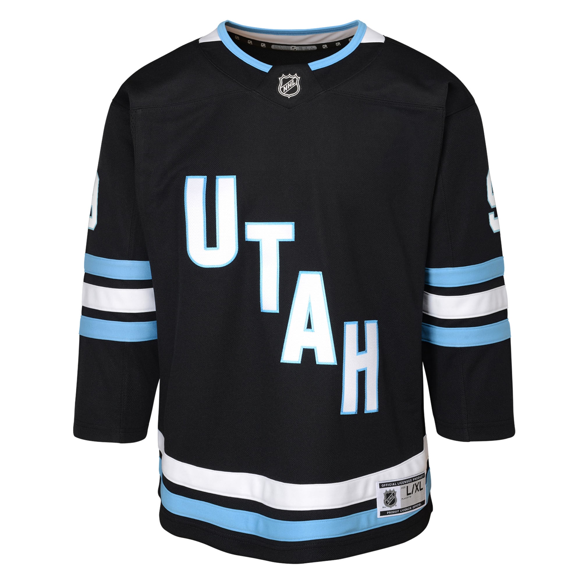 Alternative view of Youth Utah Hockey Club Clayton Keller Black Home Premier Player Hockey Jersey - JS636 