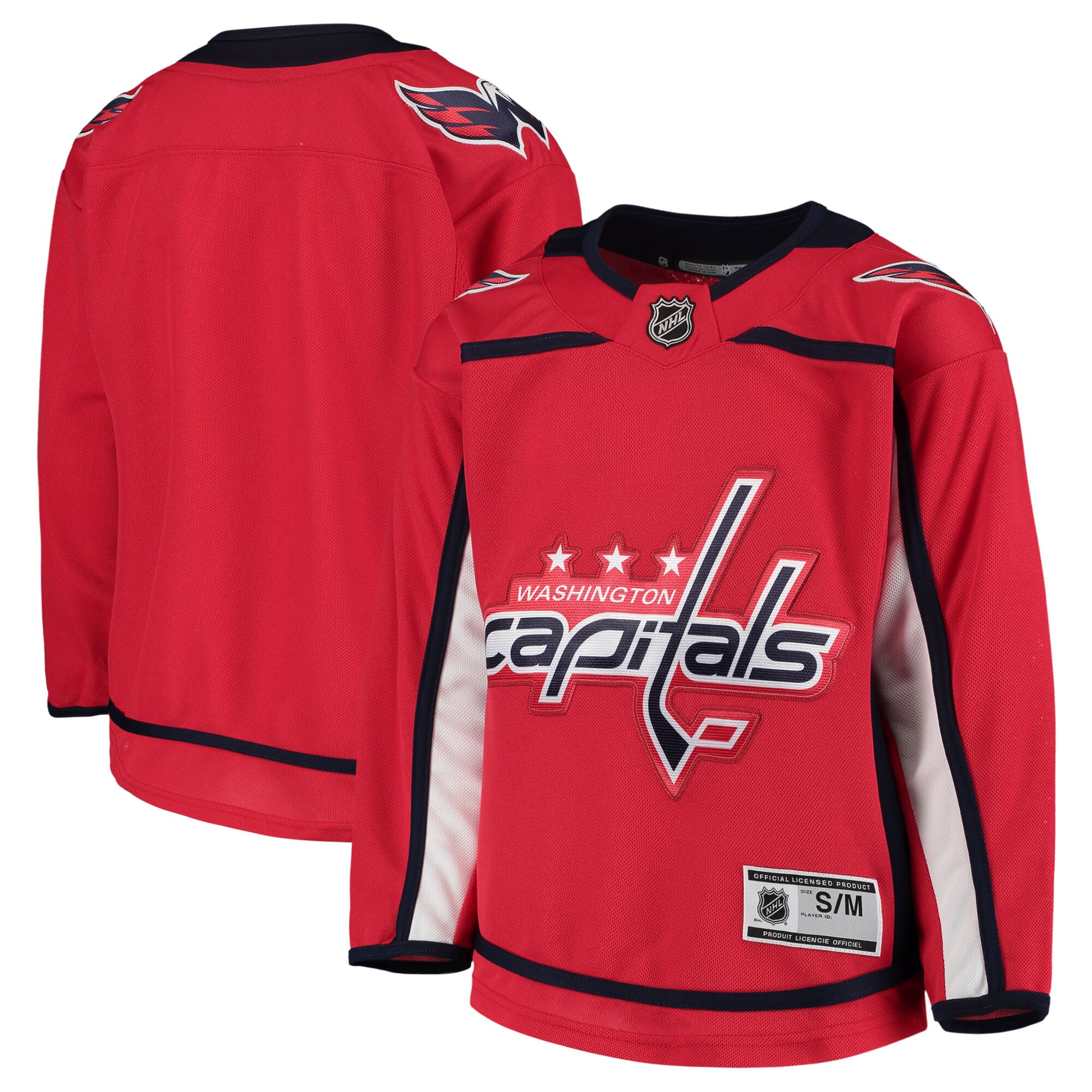 Youth Washington Capitals Red Home Premier Team Hockey Jersey - JS261 