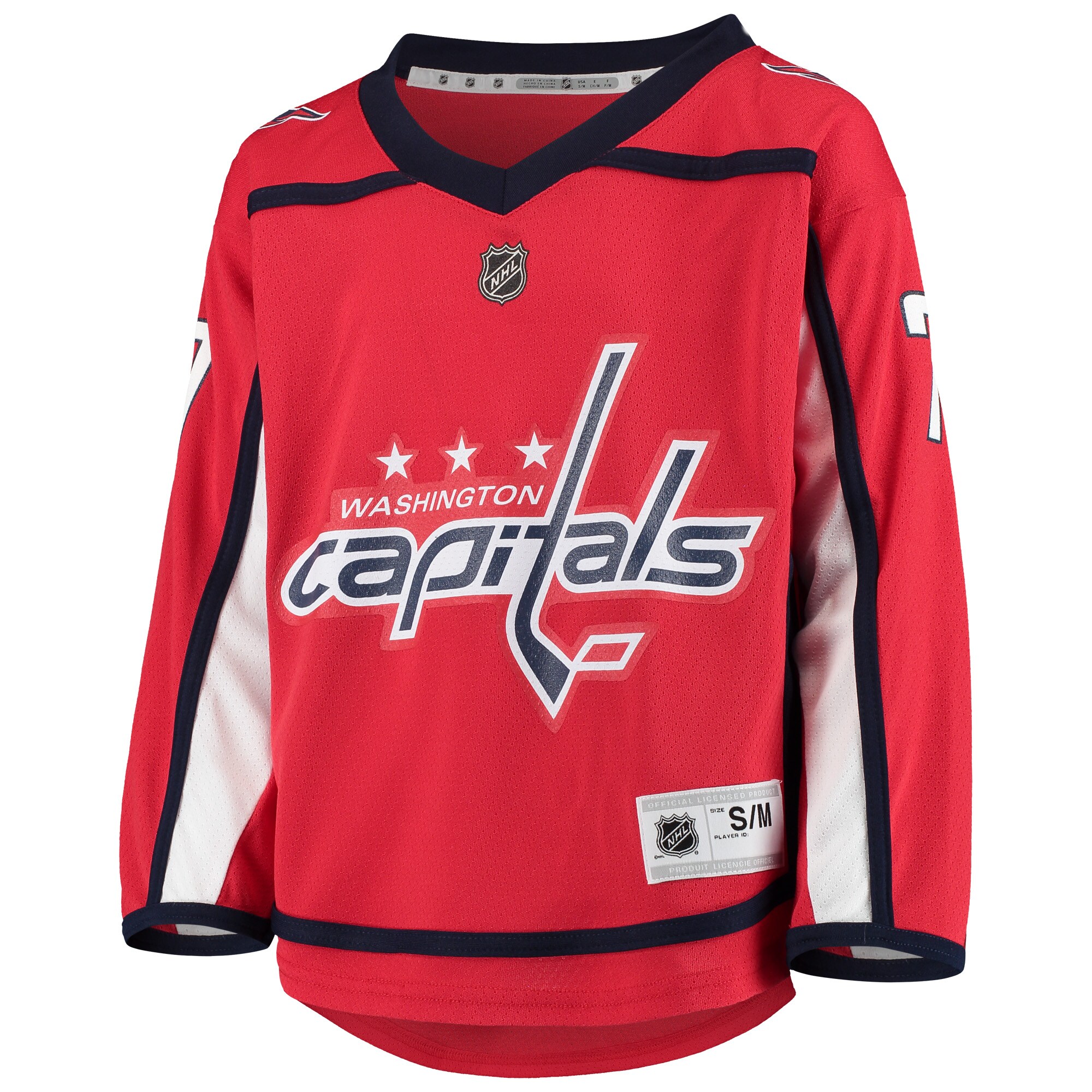 Alternative view of Youth Washington Capitals TJ Oshie Red Home Player Hockey Jersey - JS665 
