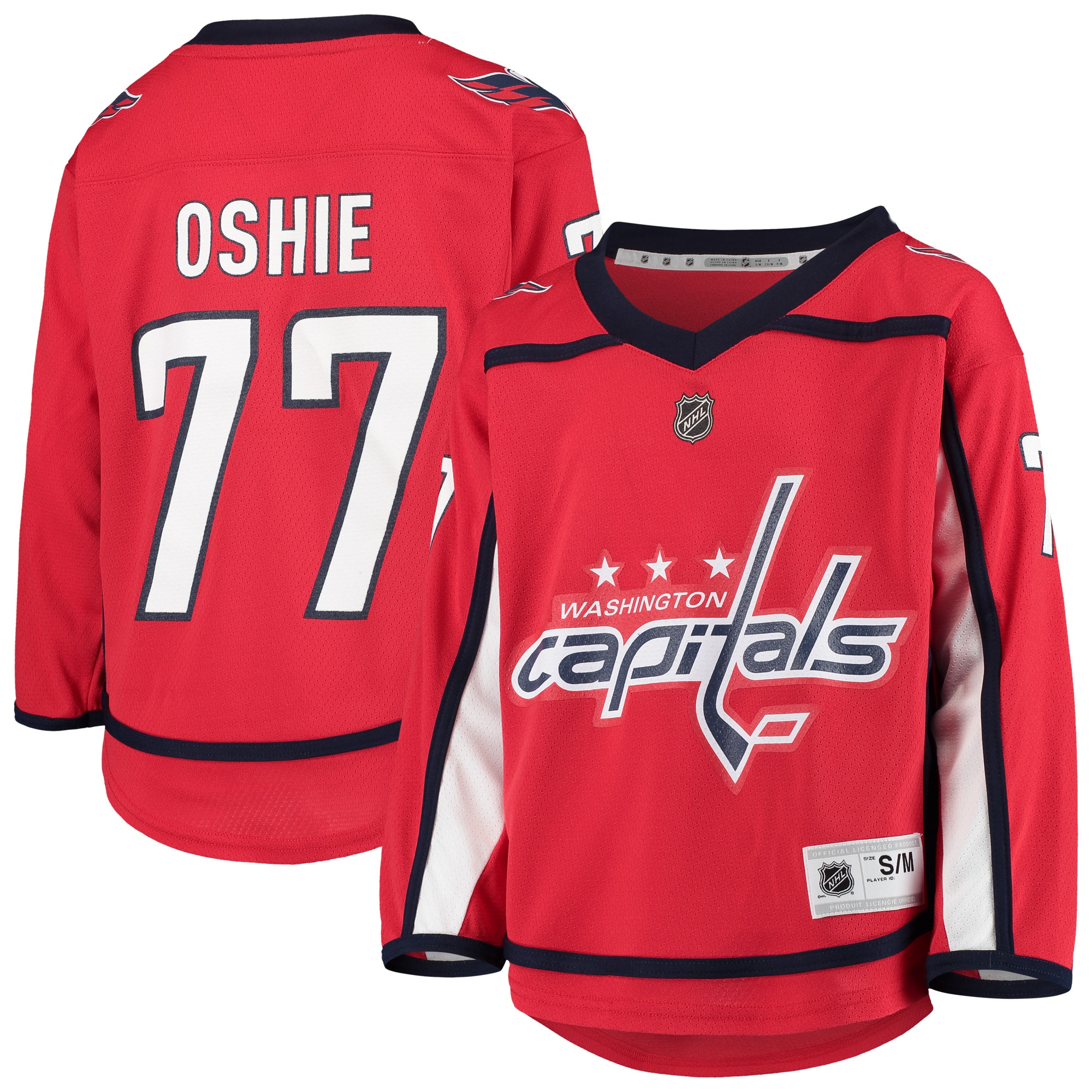 Youth Washington Capitals TJ Oshie Red Home Player Hockey Jersey - JS801 