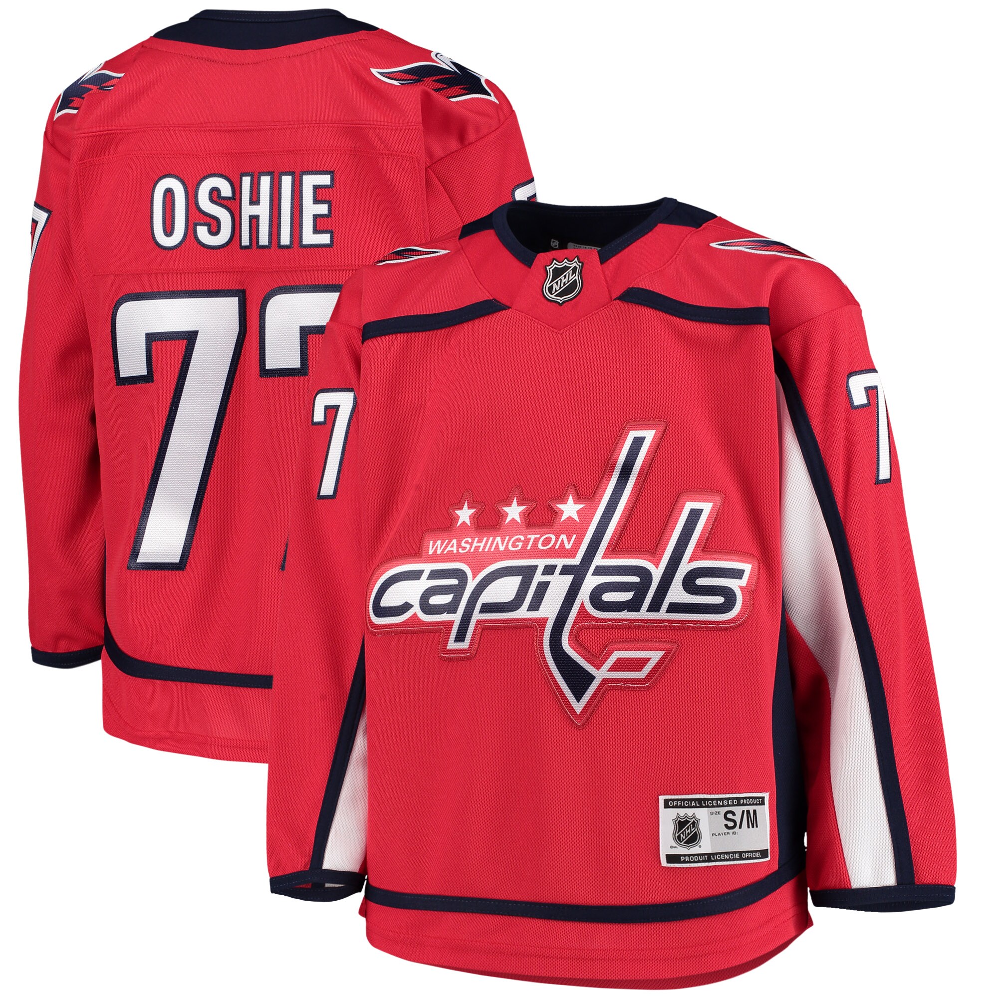 Youth Washington Capitals TJ Oshie Red Home Premier Hockey Jersey - JS793 