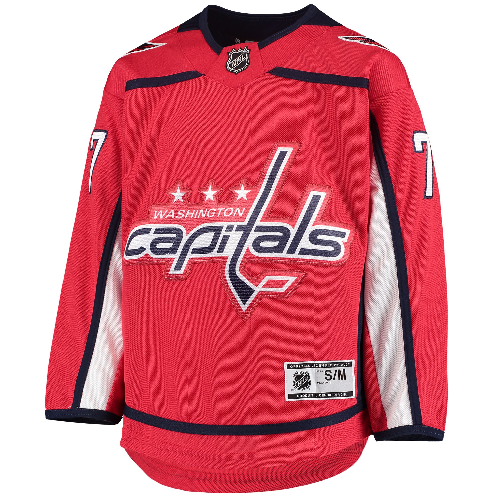 Alternative view of Youth Washington Capitals TJ Oshie Red Home Premier Player Hockey Jersey - JS612 