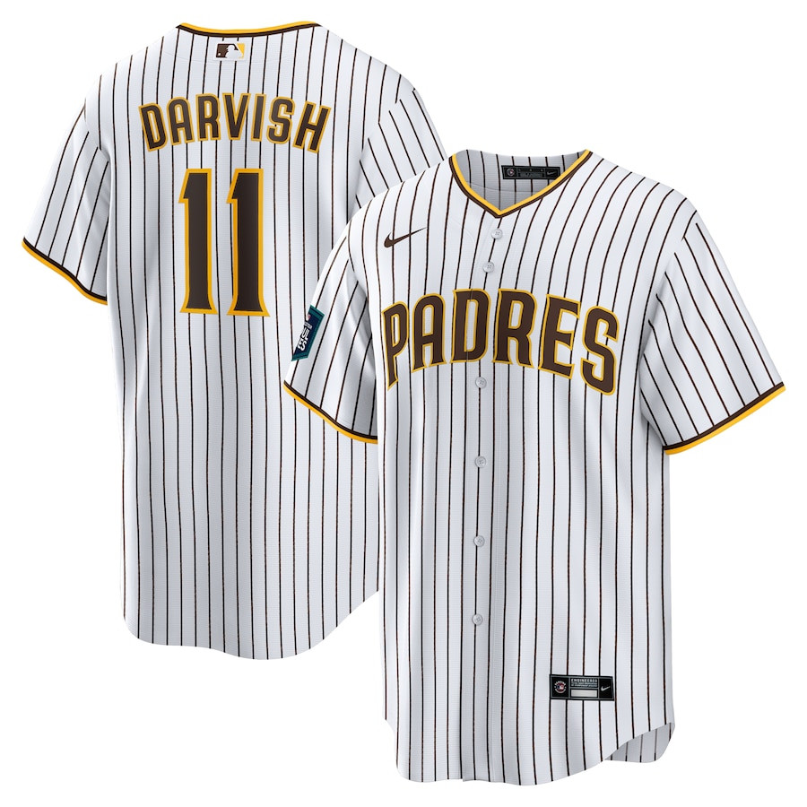 Yu Darvish 11 San Diego Padres 2024 MLB World Tour Seoul Series Home Player Men Baseball Jersey - White 