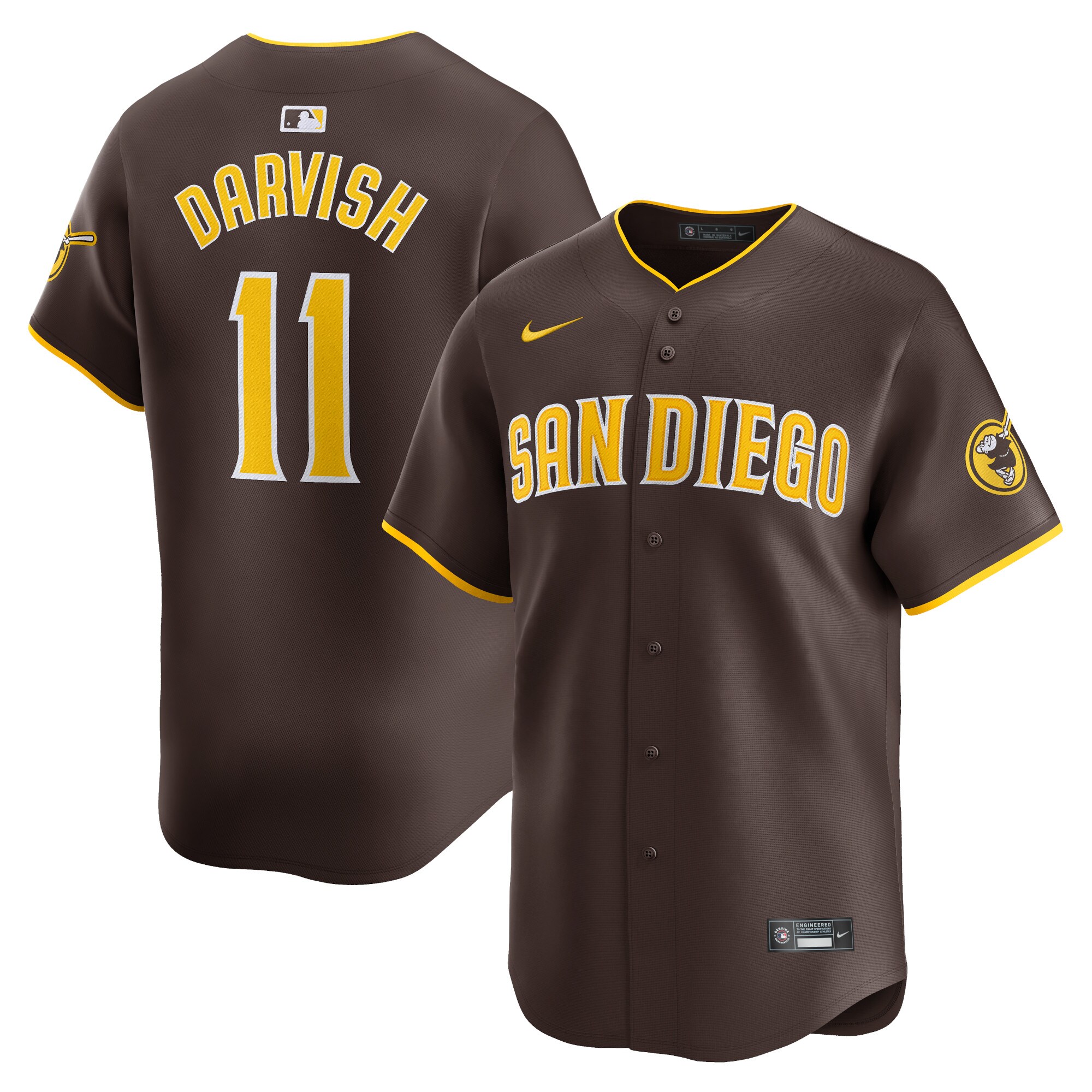 Yu Darvish San Diego Padres Home Limited Player Baseball Jersey - White