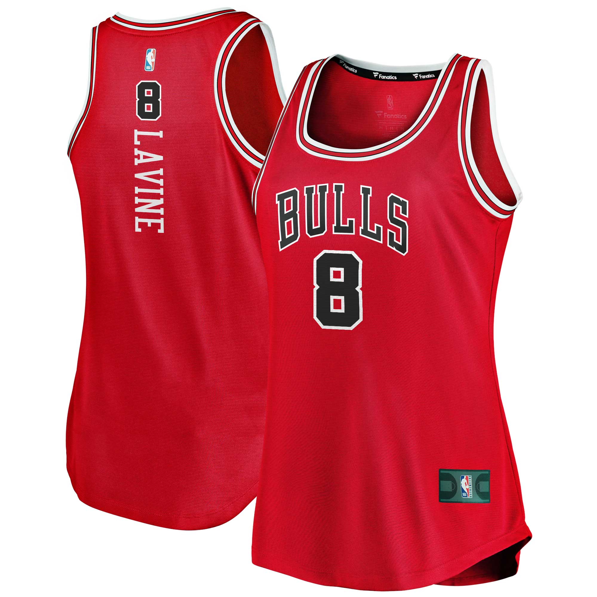 Zach Lavine Chicago Bulls Fanatics Women's Fast Break Tank Basketball Jersey - Icon Edition - Red