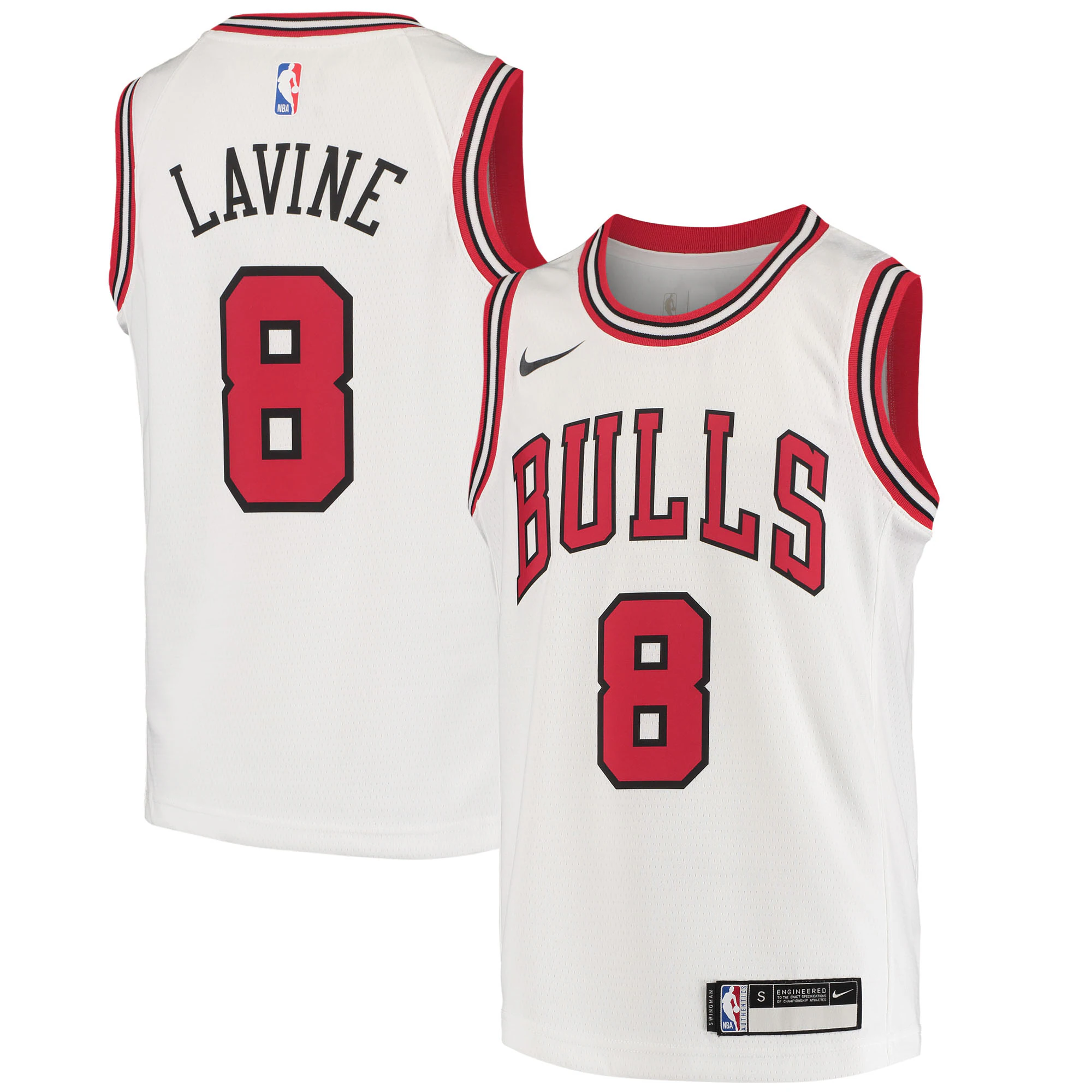 Zach Lavine Chicago Bulls Youth 2020/21 Swingman Basketball Jersey - Association Edition - White