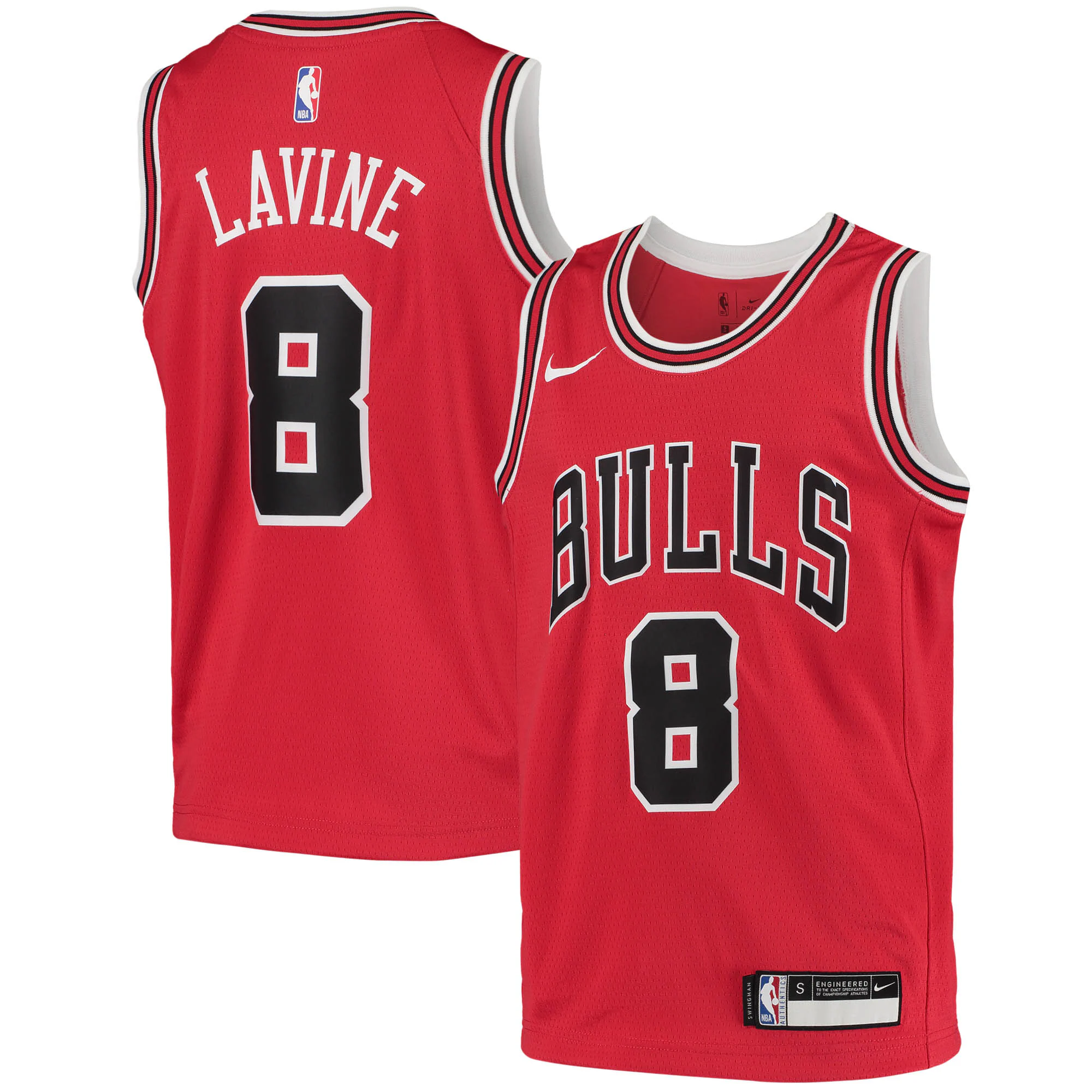 Zach Lavine Chicago Bulls Youth 2020/21 Swingman Basketball Jersey - Icon Edition - Red