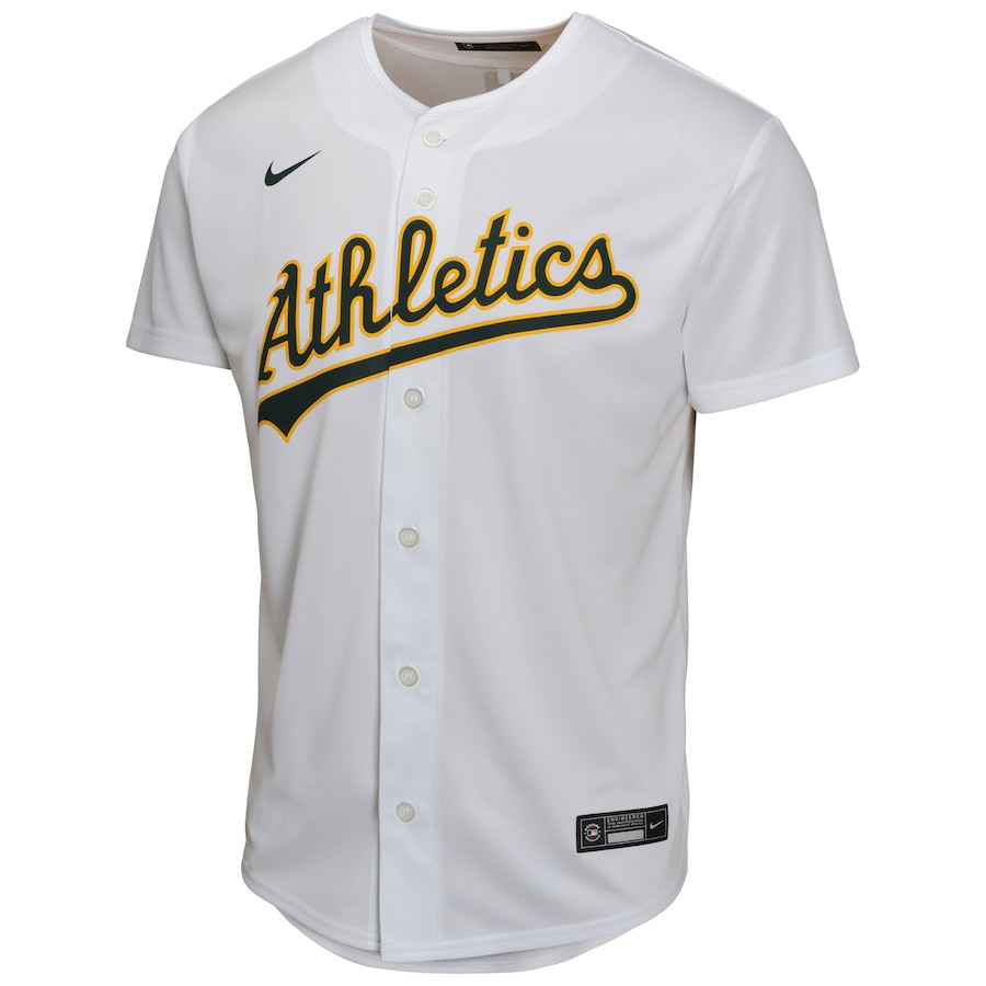 Alternative view of Zack Gelof 20 Oakland Athletics Home Game YOUTH Baseball Jersey - White 