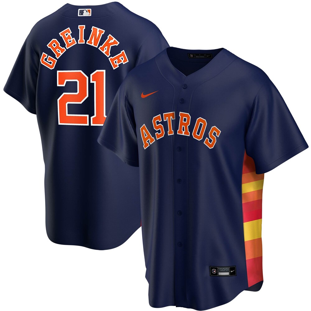Zack Greinke Houston Astros Alternate 2020 Player Baseball Jersey - Navy