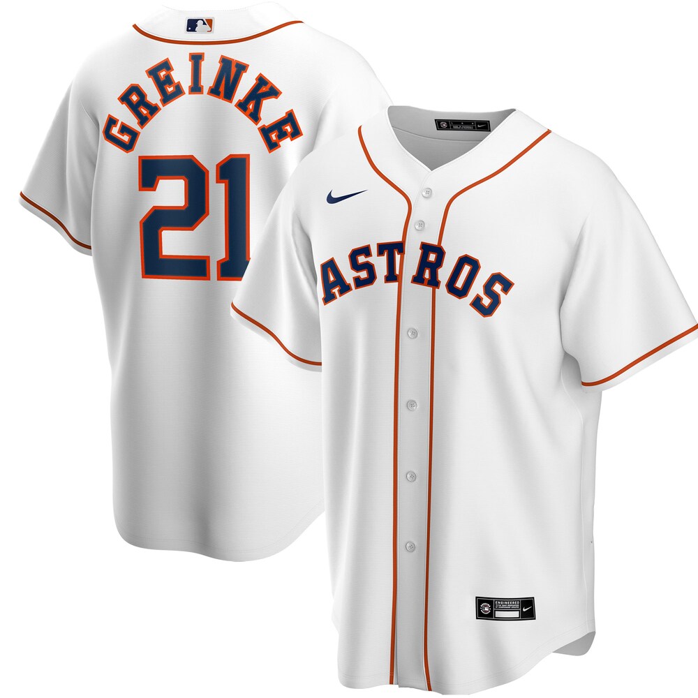 Zack Greinke Houston Astros Home 2020 Player Baseball Jersey - White