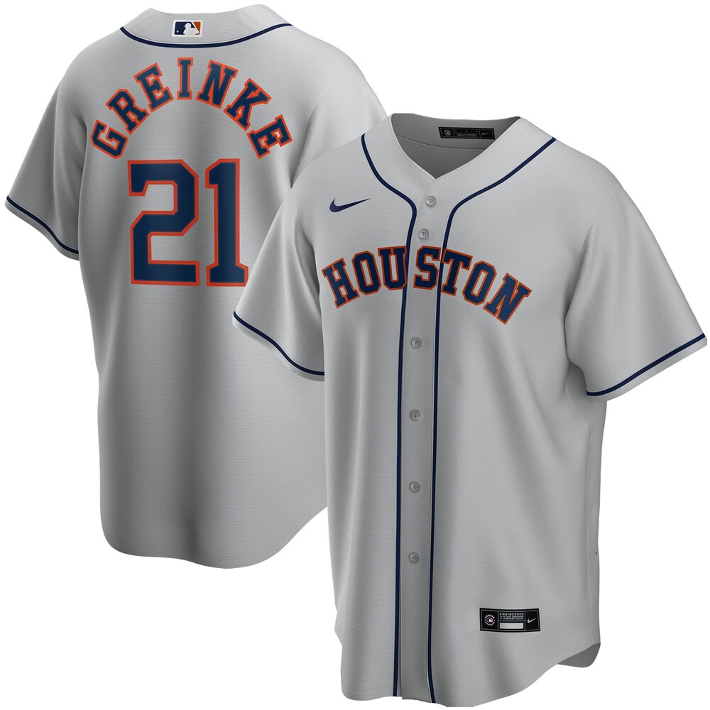 Zack Greinke Houston Astros Road 2020 Player Baseball Jersey - Gray