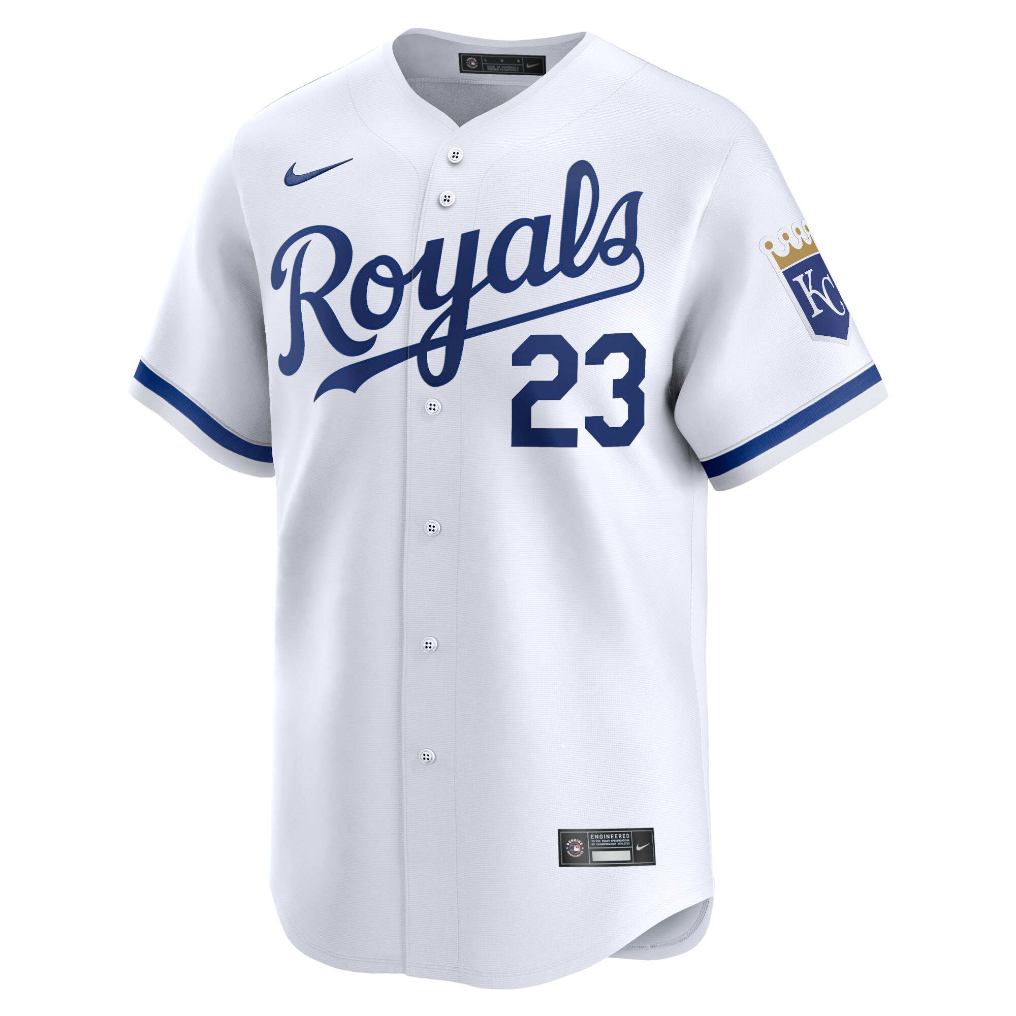 Alternative view of Zack Greinke Kansas City Royals Home Limited Player Baseball Jersey - White