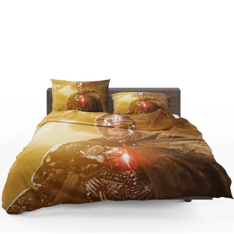 Zack Snyders Justice League Movie Cyborg Bedding Set - Custom Bedding Set