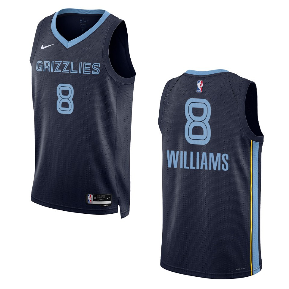 Ziaire Williams Navy Icon Edition 2022-23 Memphis Grizzlies Swingman Basketball Jersey