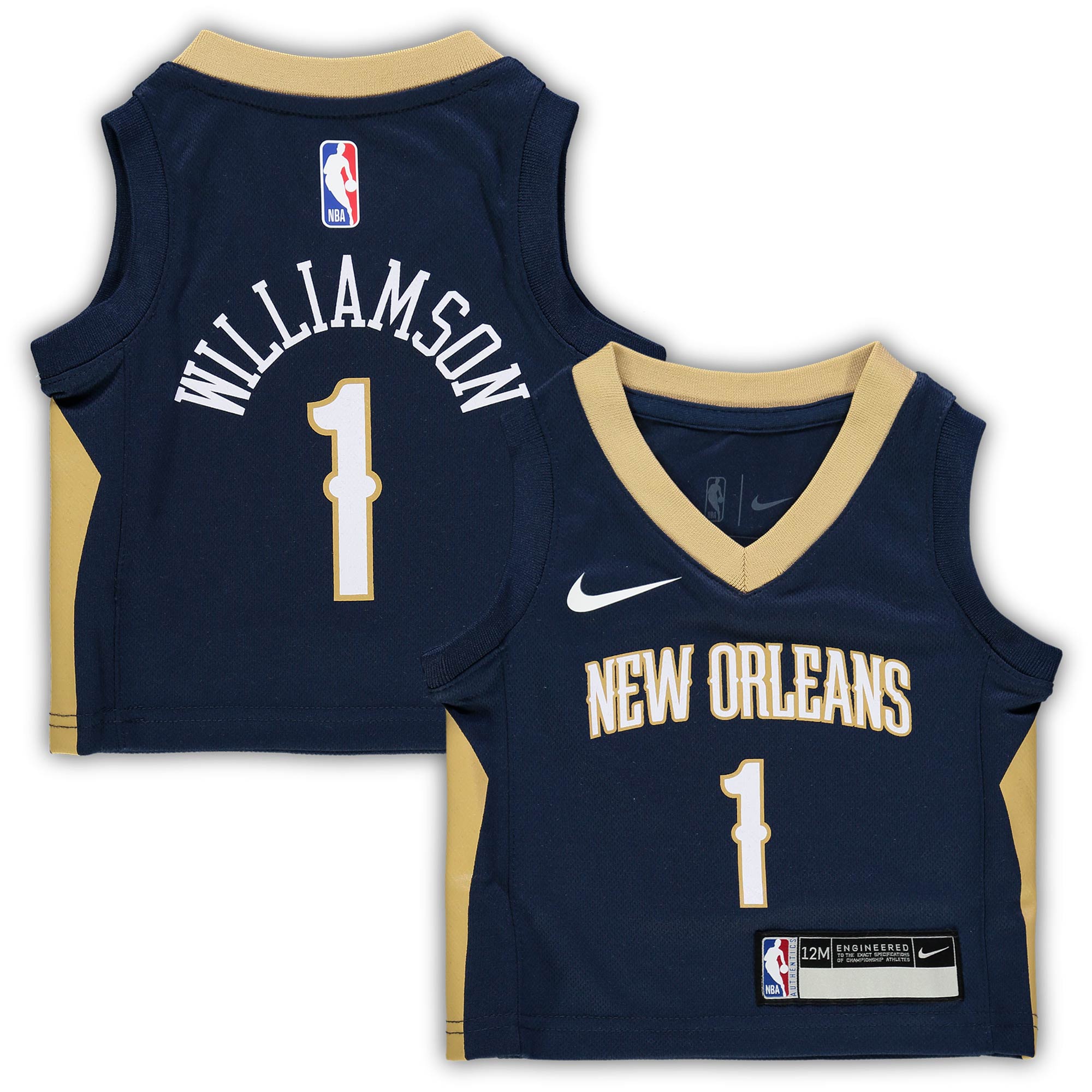 Zion Williamson New Orleans Pelicans Infant Replica Basketball Jersey - Icon Edition - Navy
