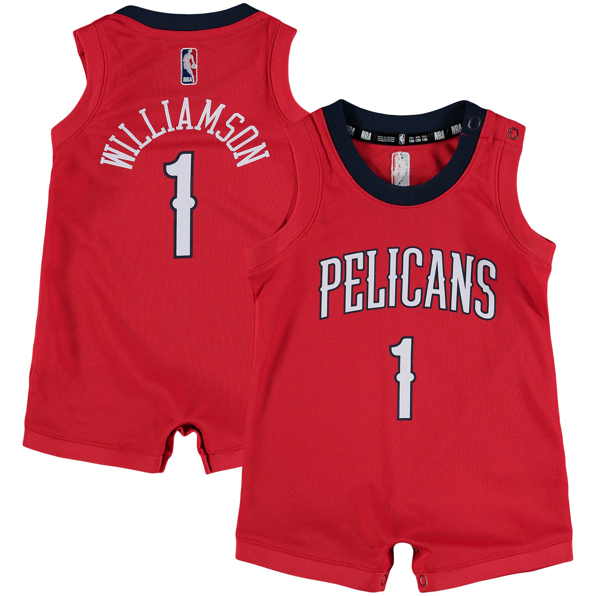 Zion Williamson New Orleans Pelicans Infant Replica Basketball Jersey - Red