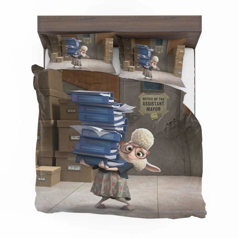 Alternative view of Zootopia Movie Bellweather Bedding Set - Custom Bedding Set