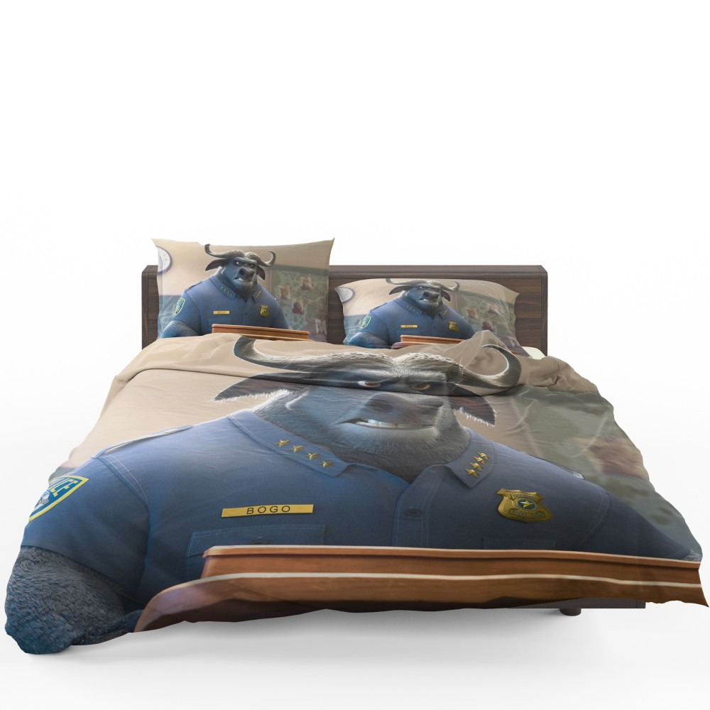 Zootopia Movie Chief Bogo Bedding Set - Custom Bedding Set