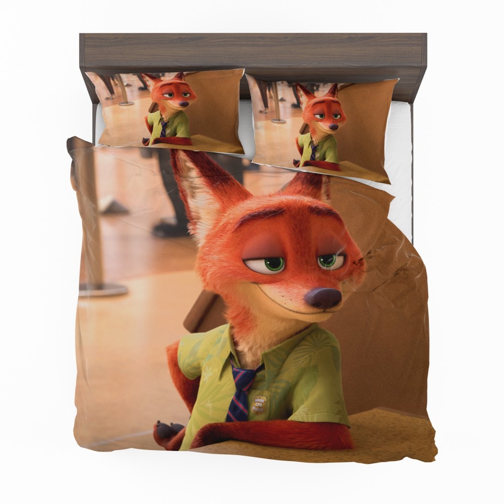 Alternative view of Zootopia Movie Nick Wilde Bedding Set - Custom Bedding Set