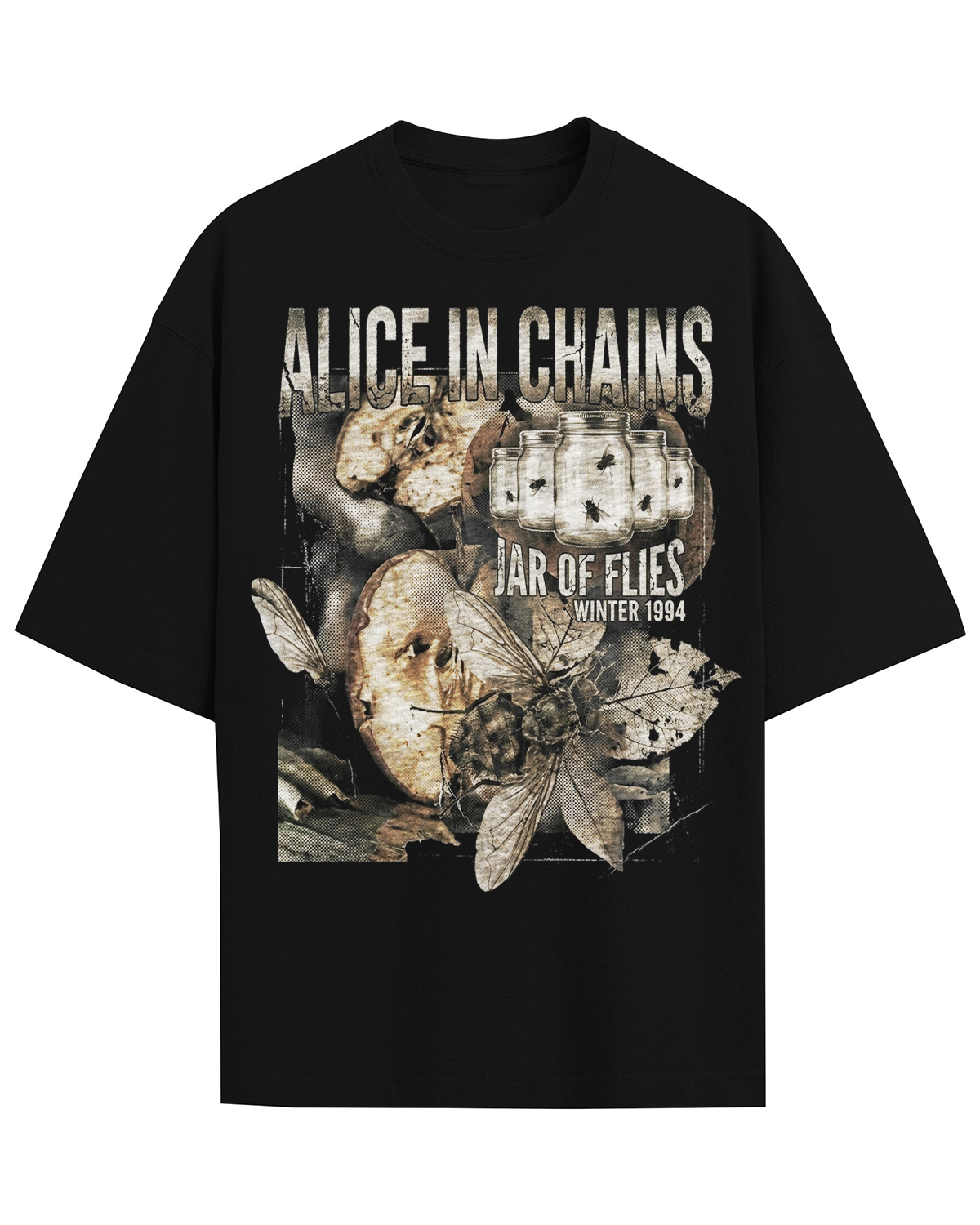 Alice In Chains Jar Of Flies Vintage 90s Grunge Sludge Bootleg Washed Seattle