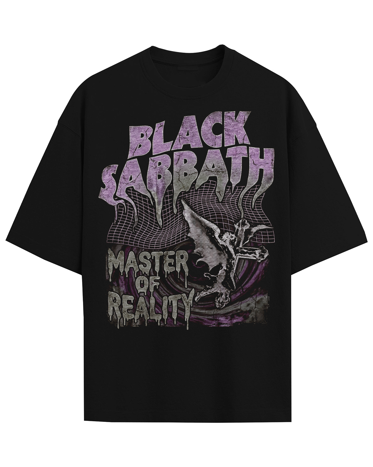 Black Sabbath Reality 70s Doom Stoner Metal Vintage Faded Bootleg