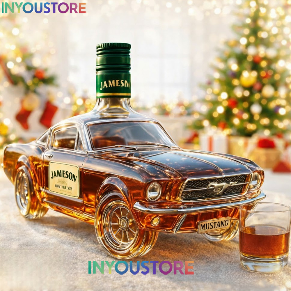 Bronco Mustang Whiskey Bottle