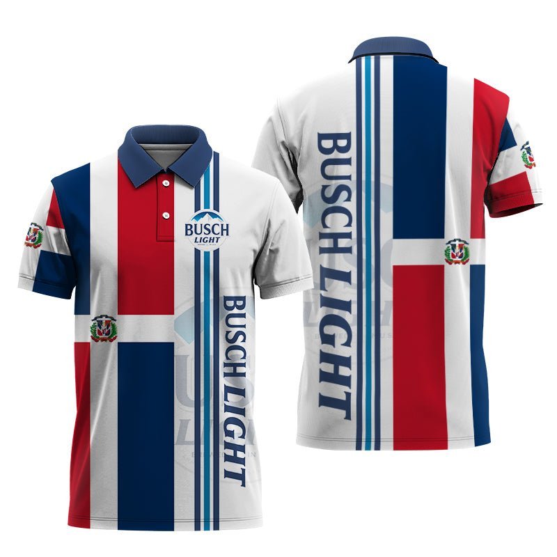 Busch Light Island Nation Polo Shirt