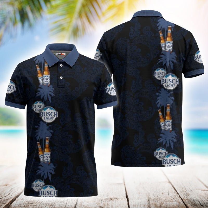 Busch Light Stripe Polo Shirt