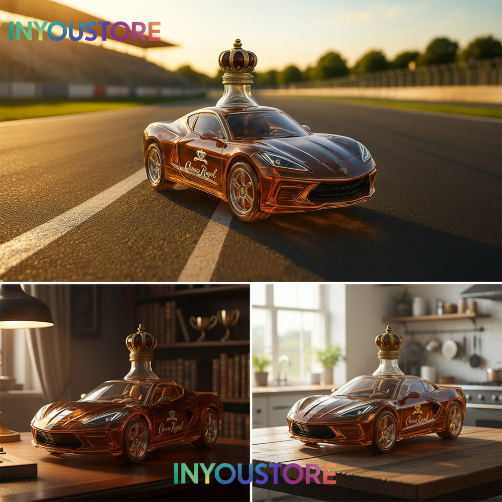 Chevrolet Corvette C8 Whiskey Bottle - Image 4