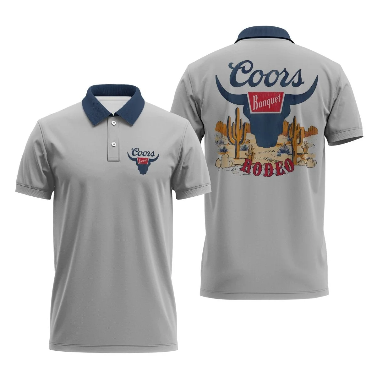 Coors Banquet Desert Polo Shirt