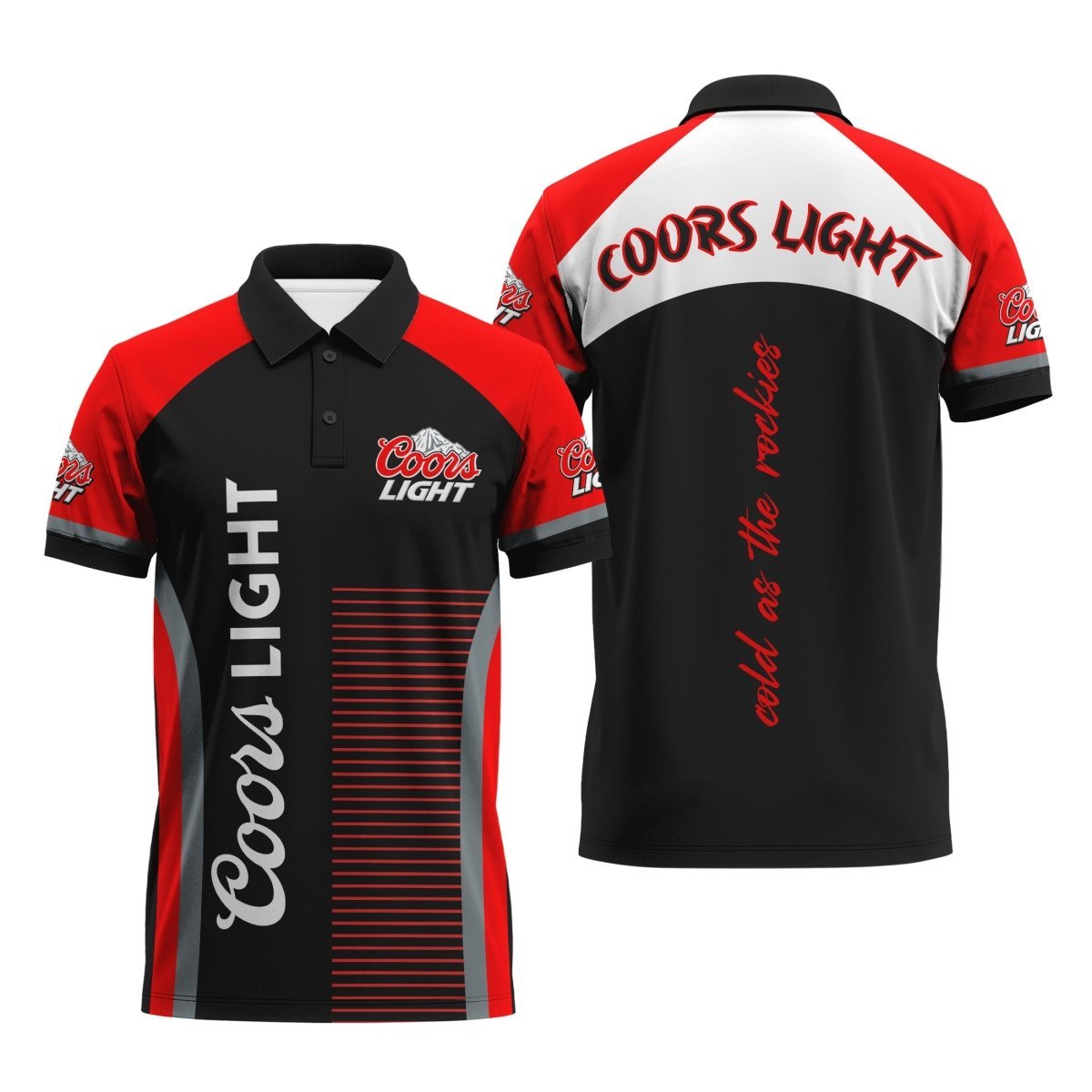 Coors Light Cold As The Rockies Polo Shirt