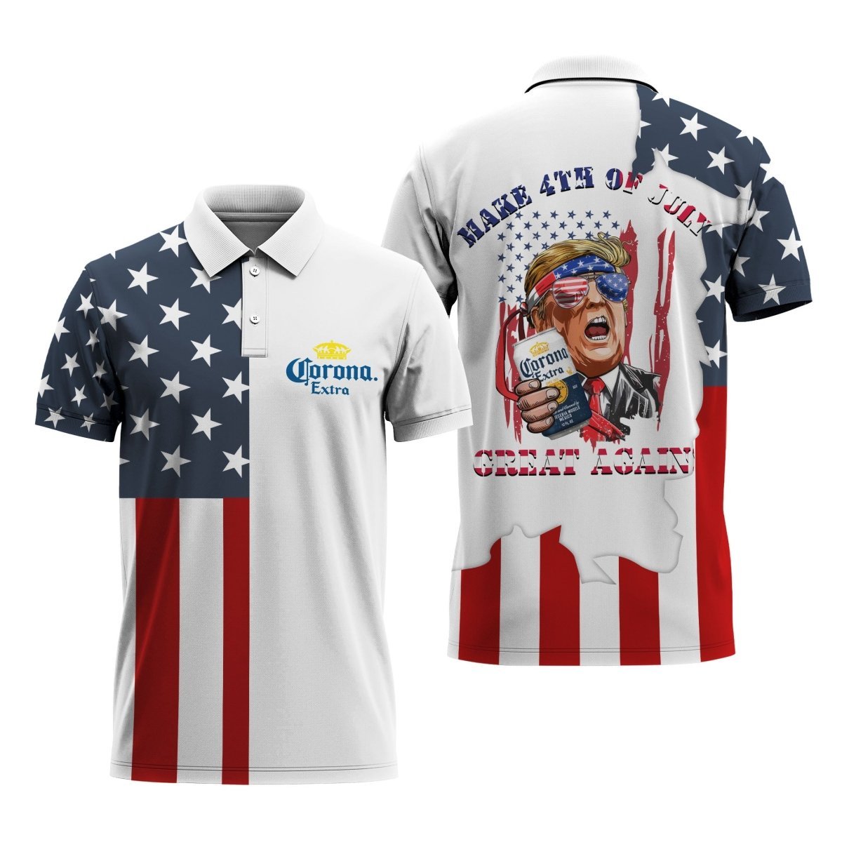 Corona Extra Independence Day Polo Shirt