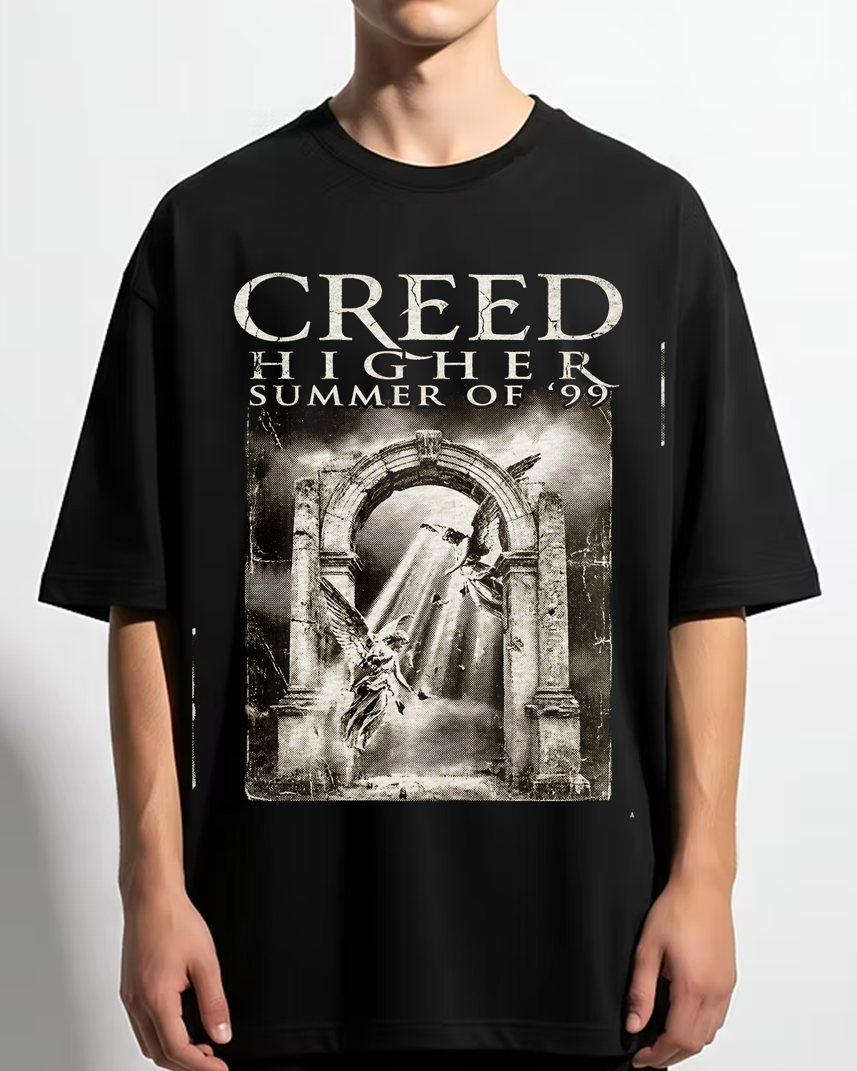 Alternative view of Creed Summer Of 99 Vintage Post Grunge Bootleg Washed Irony