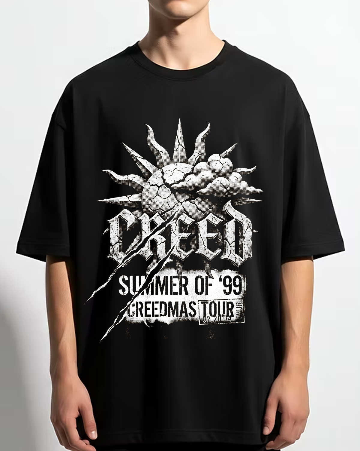 Creed Summer Of 99 Vintage Post Grunge Y2K Bootleg Washed Irony - Image 6