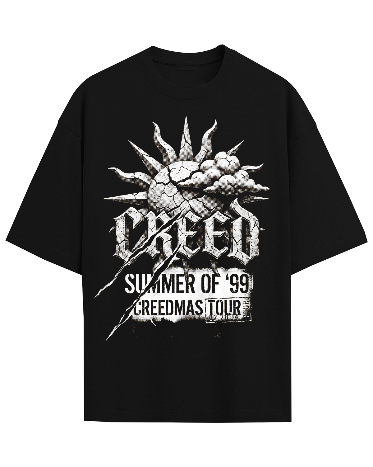 Creed Summer Of 99 Vintage Post Grunge Y2K Bootleg Washed Irony