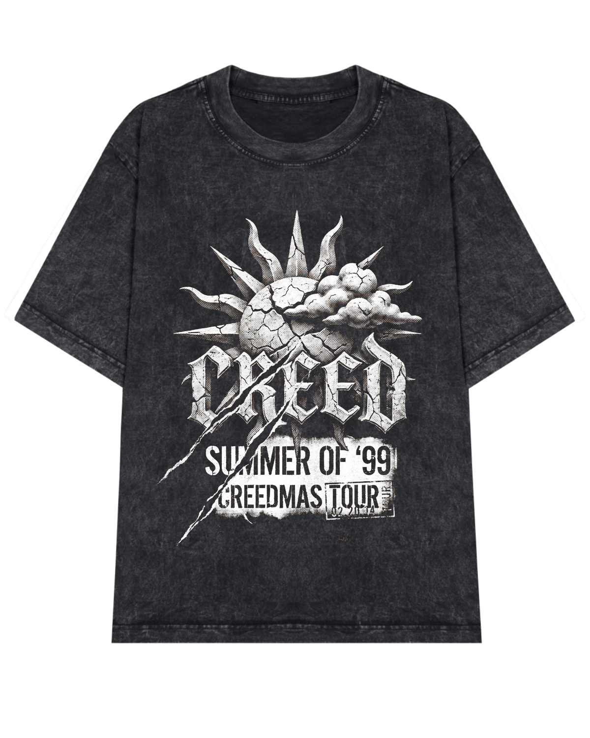 Creed Summer Of 99 Vintage Post Grunge Y2K Bootleg Washed Irony - Image 4