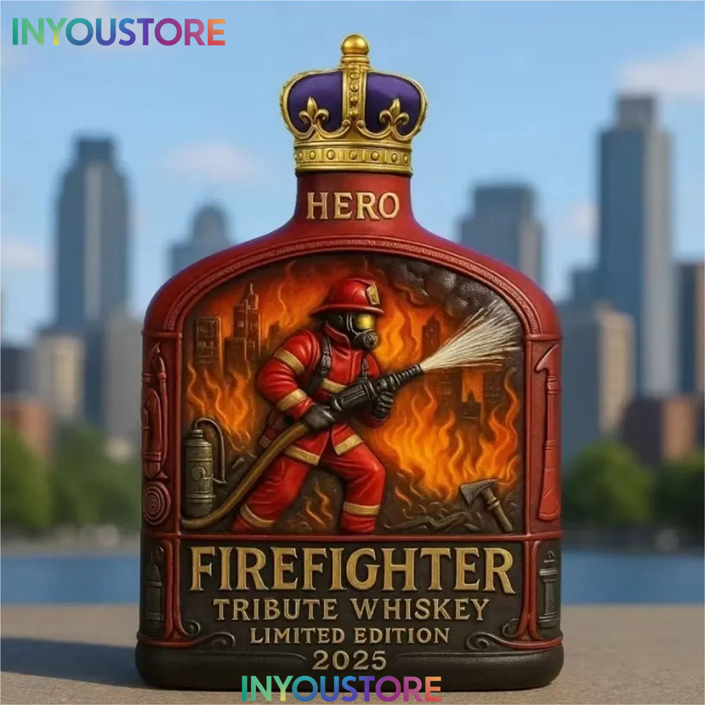 Crown Royal Firefighter Honor Whiskey Bottle