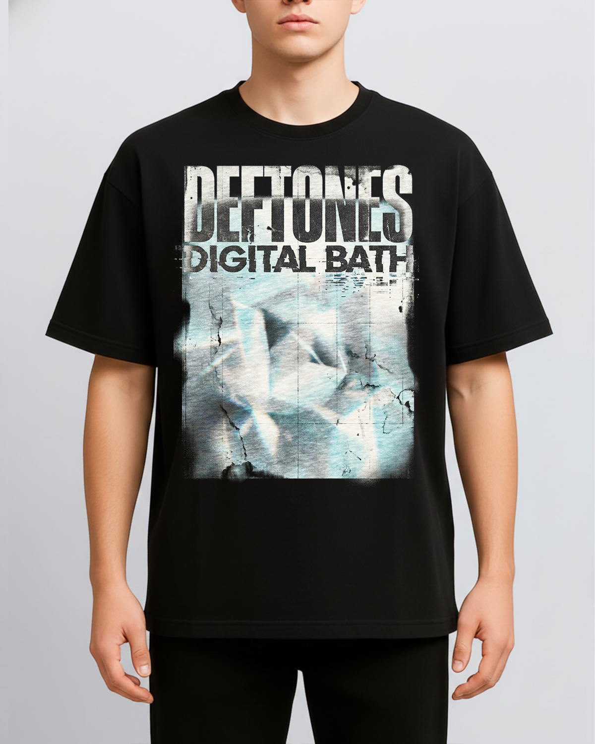 Alternative view of Deftones Digital Bath Alt Metal Shoegaze Vintage 90s Style Washed