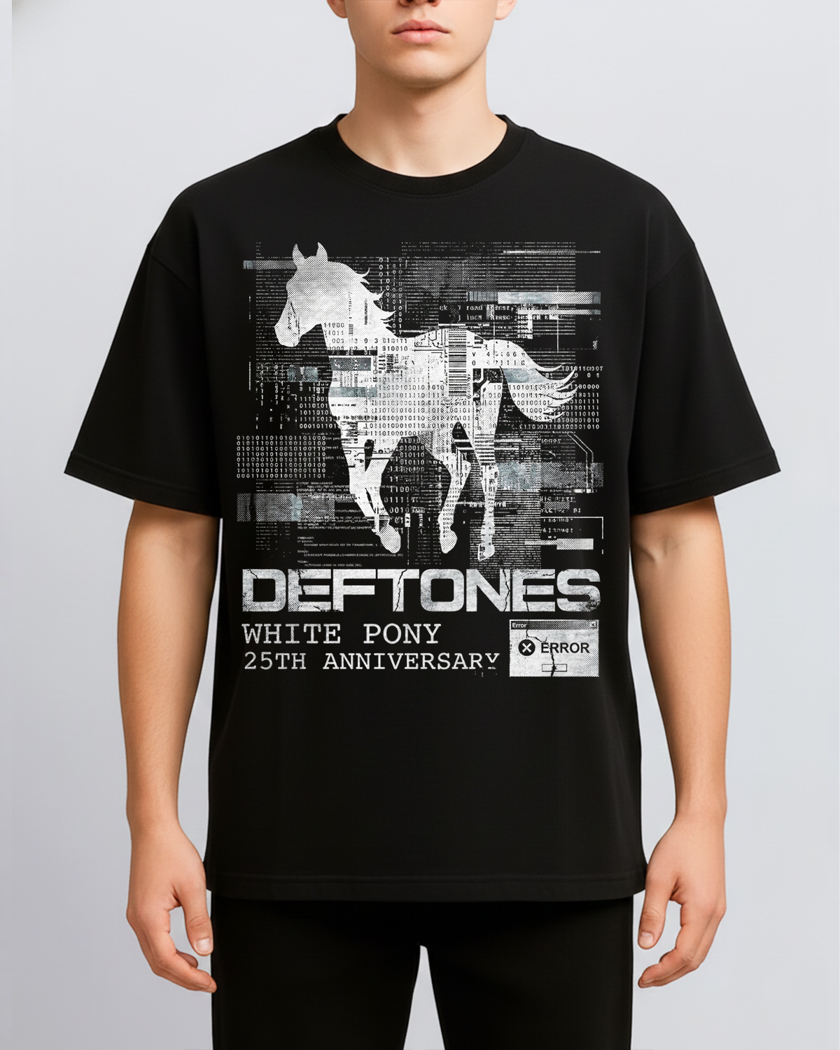 Deftones White Pony 25th Shoegaze Metal Vintage Glitch Aesthetic Washed - Image 3