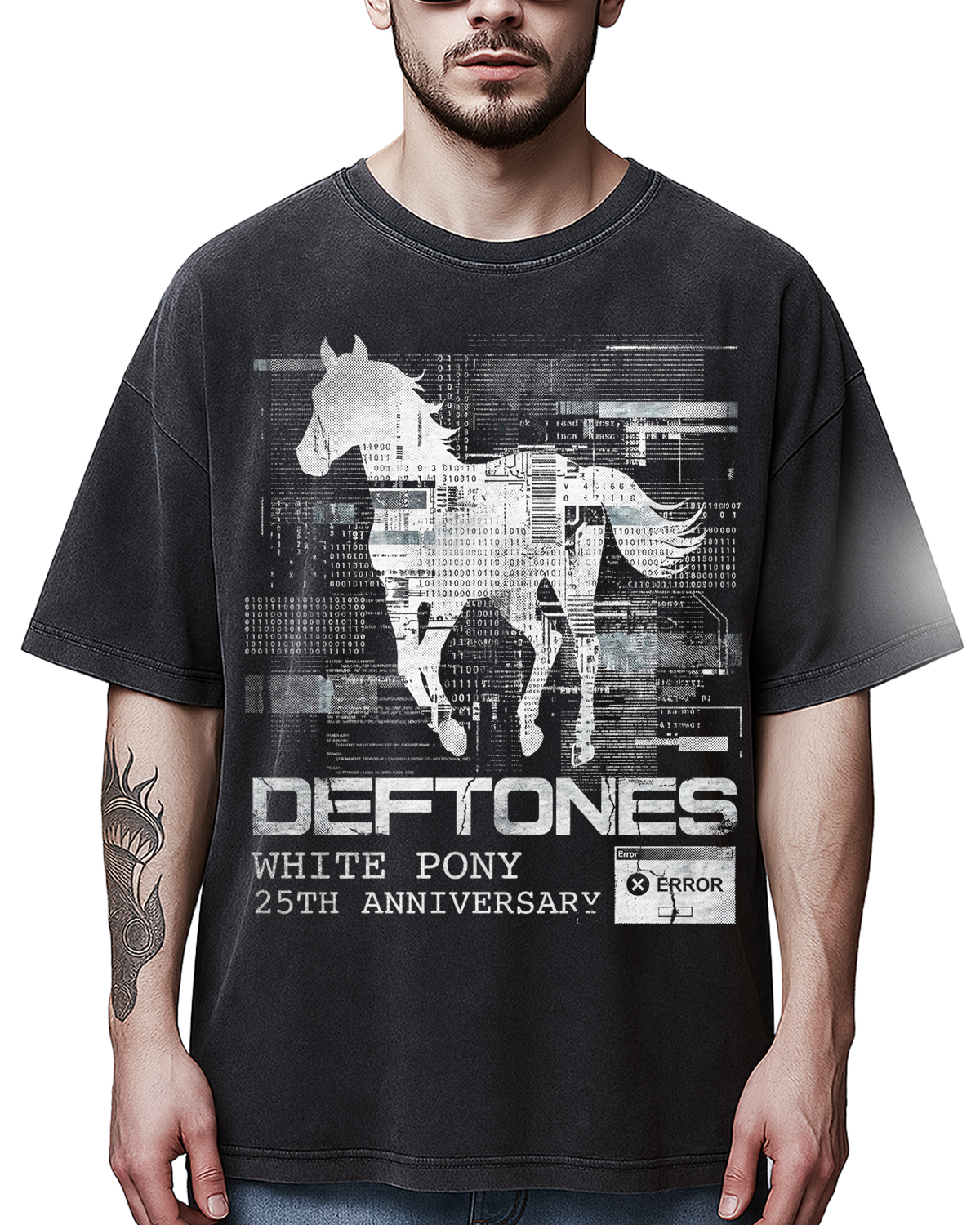 Deftones White Pony 25th Shoegaze Metal Vintage Glitch Aesthetic Washed - Image 6