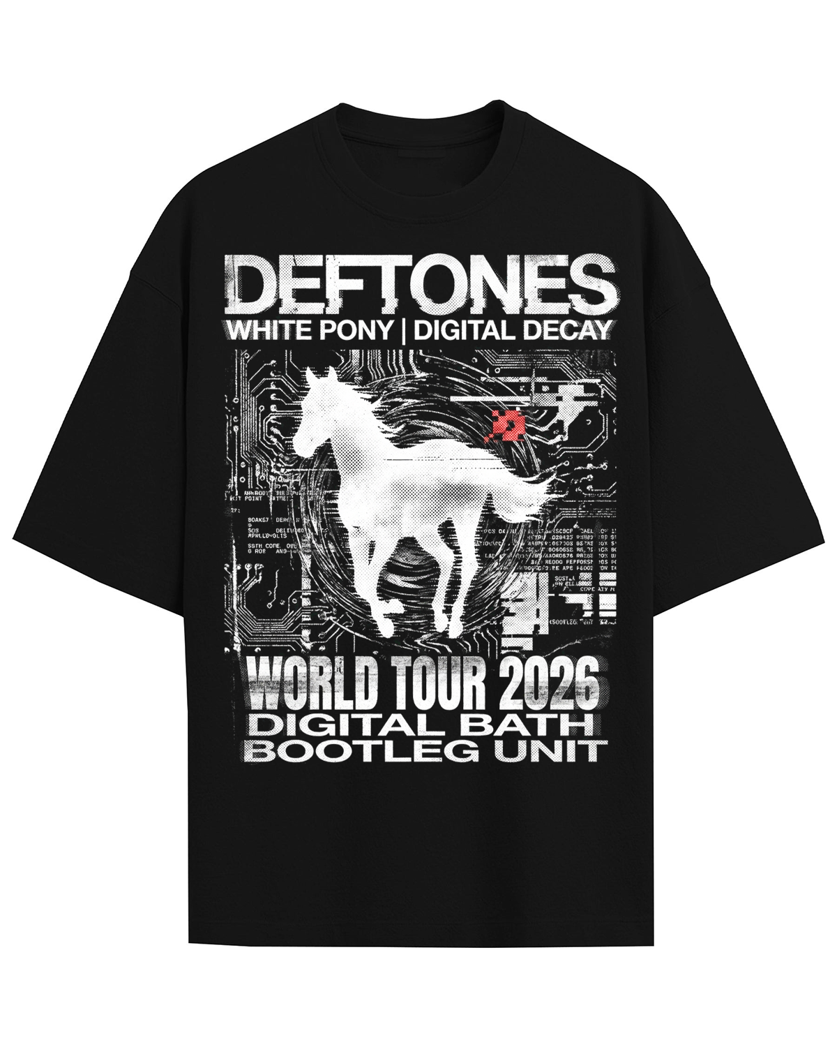Deftones White Pony Era Shoegaze Metal Aesthetic Distressed 90s Bootleg