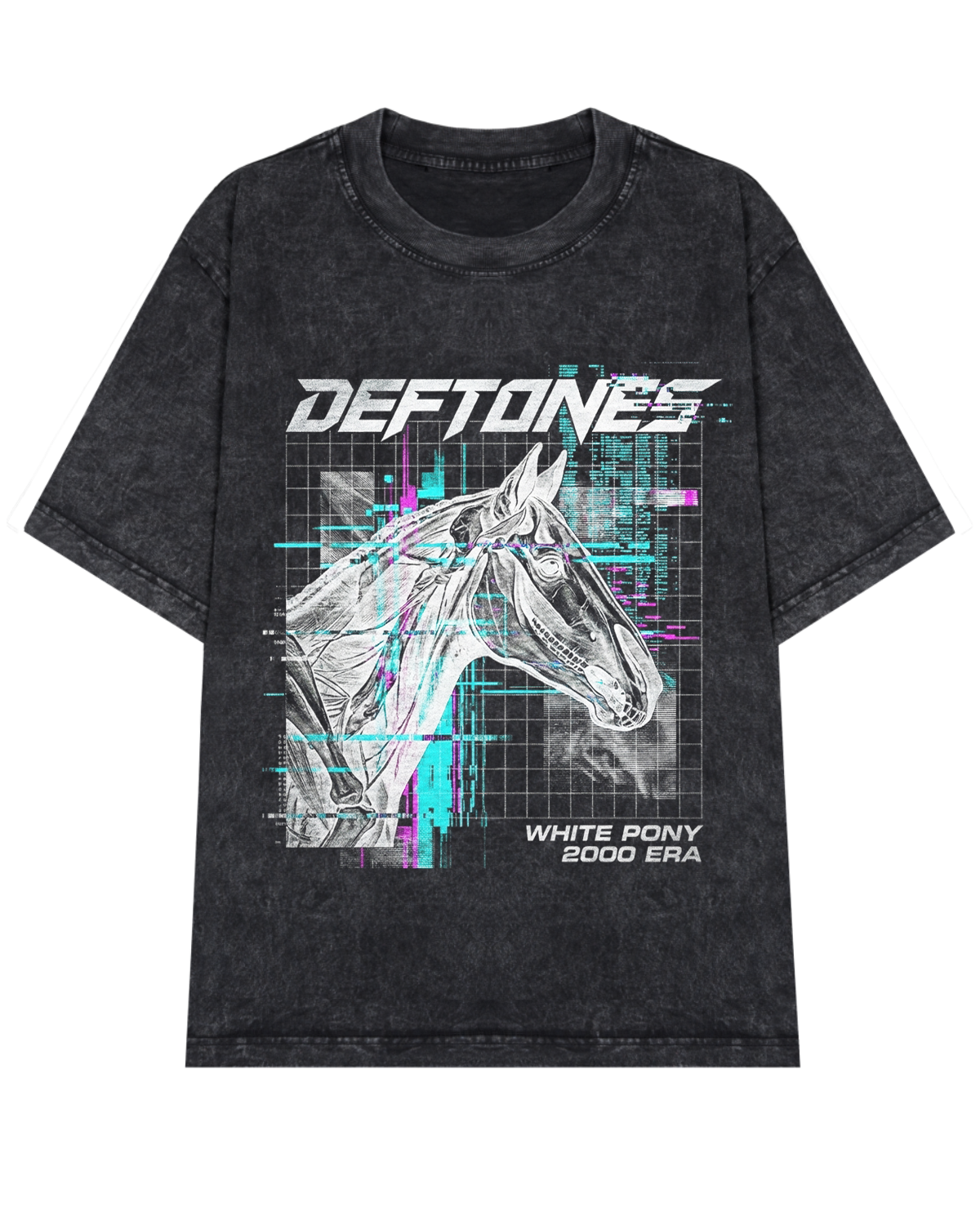 Deftones White Pony Vintage Y2K Nu Metal Shoegaze Bootleg Washed Aesthetics - Image 4