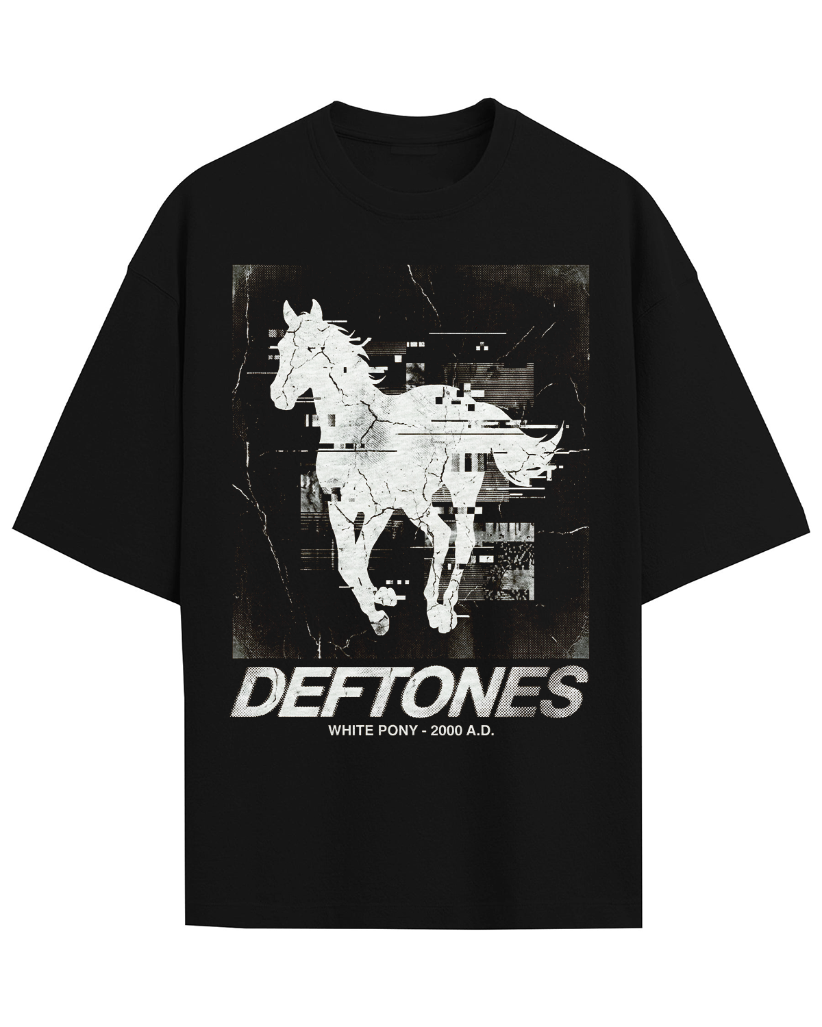 Deftones White Pony Y2K Nu Metal Shoegaze Vintage Bootleg Distressed