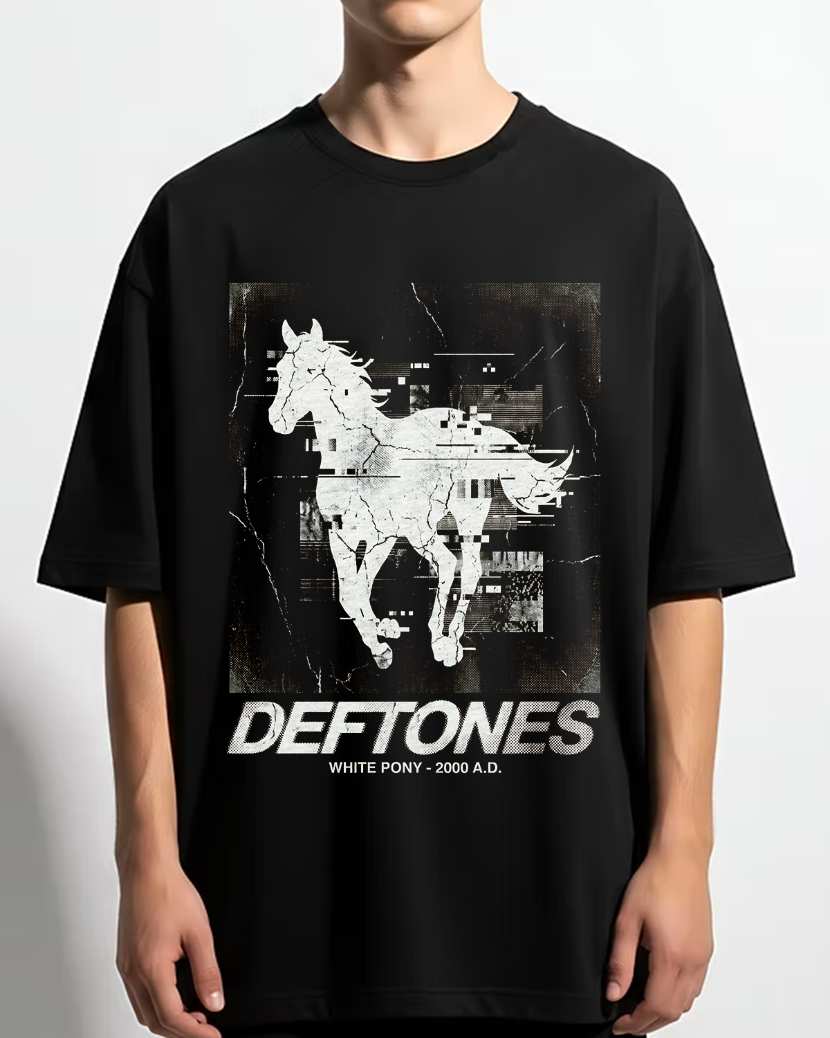 Alternative view of Deftones White Pony Y2K Nu Metal Shoegaze Vintage Bootleg Distressed