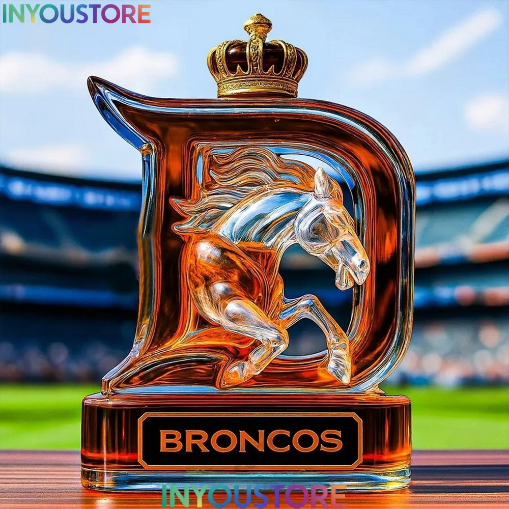 Denver Broncos Football New 2025 Whiskey Bottle - Image 3
