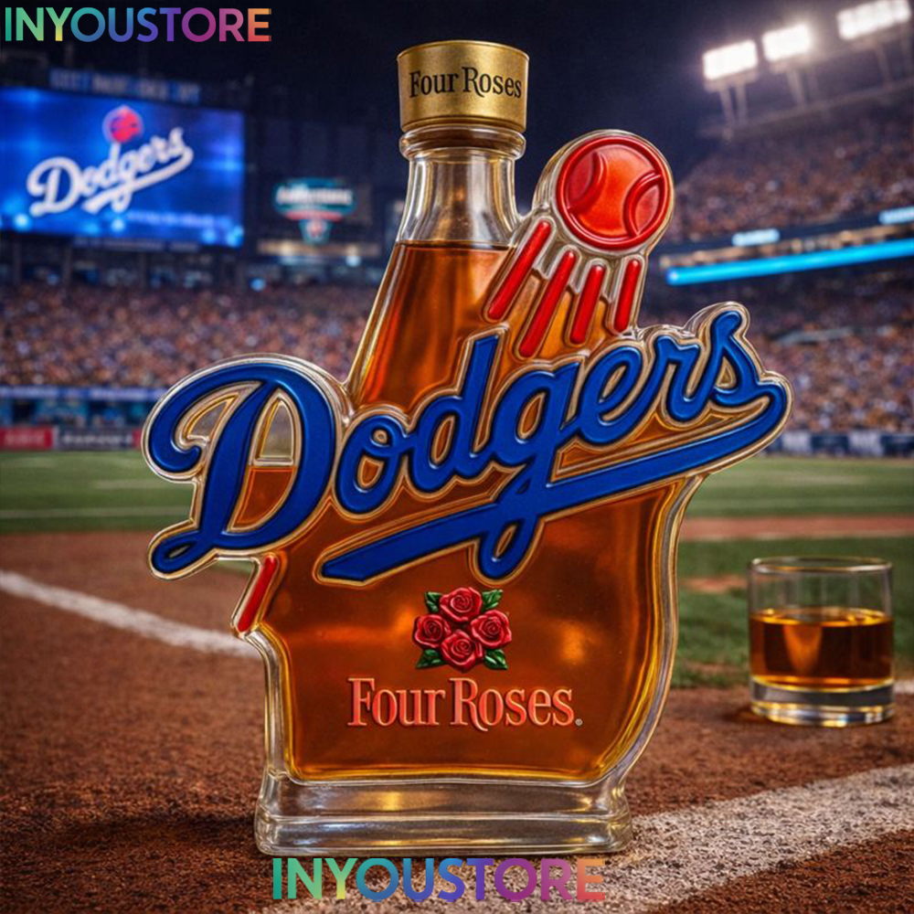 Dodgers Whiskey Bottle
