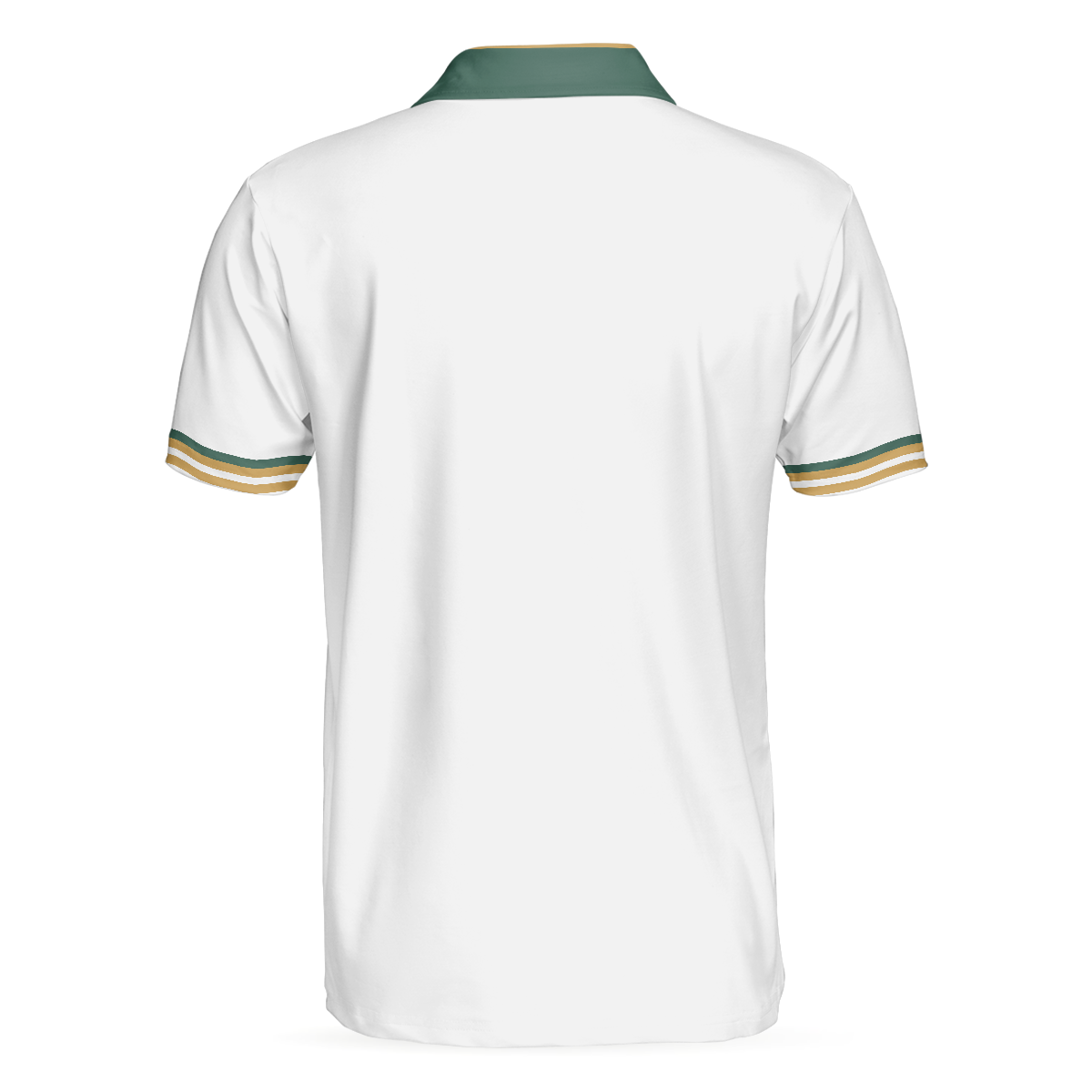 Alternative view of Evolution Of The Golf White Short Sleeve Polo Shirt, Let's Par Tee Polo Shirt, Best Golf Shirt For Men
